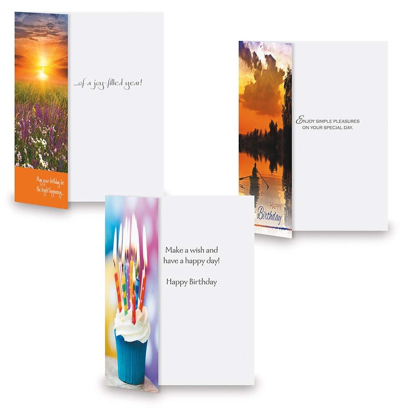 Current Mega Birthday Greeting Card Variety Value Pack â€“ Set of 36 (18 Designs), Large 5 x 7 inches, Envelopes Included - Image 3